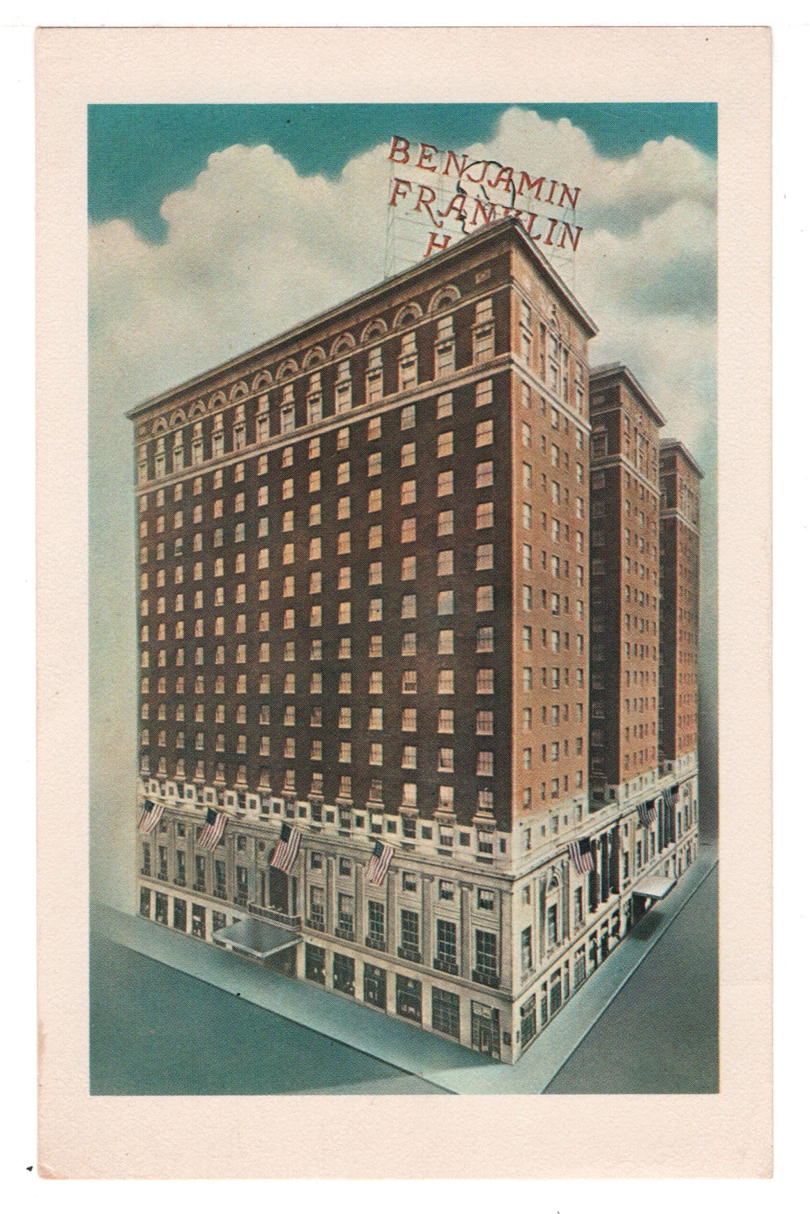 The Benjamin Franklin Hotel, Philadelphia, Pennsylvania, USA Vintage O ...