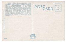 Load image into Gallery viewer, Mount Vernon, Virginia, USA - Home of George Washington Vintage Original Postcard # 0864 - 1930&#39;s
