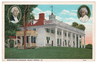 Mount Vernon, Virginia, USA - Home of George Washington Vintage Original Postcard # 0865 - Post Marked September 2, 1932