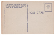 Load image into Gallery viewer, Arlington Memorial Bridge, Washington, D.C. USA Vintage Original Postcard # 0875 - New - 1940&#39;s

