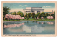 Load image into Gallery viewer, Lincoln Memorial, Washington, D.C. USA Vintage Original Postcard # 0898 - Post Marked June 27, 1940
