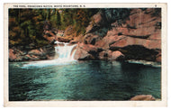 Franconia Notch, White Mountains, New Hampshire, USA Vintage Original Postcard # 0904 - Post Marked September 7, 1938