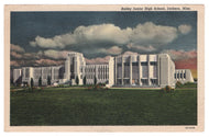 Bailey Junior High School, Jackson, Mississippi, USA Vintage Original Postcard # 0906 - Post Marked May 9, 1949