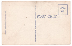 Governor's Mansion, Columbus, Ohio, USA Vintage Original Postcard # 0912 - New - 1940's