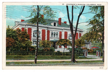 Load image into Gallery viewer, Governor&#39;s Mansion, Columbus, Ohio, USA Vintage Original Postcard # 0913 - Post Marked December 11, 1931

