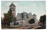 M. E. Church, Norwalk, Ohio, USA Vintage Original Postcard # 0918 - Post Marked September 5, 1907