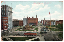 Load image into Gallery viewer, Cleveland - Public Square, Ohio, USA Vintage Original Postcard # 0919 - June 8, 1910
