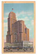 Netherland Plaza Hotel, Cincinnati, Ohio, USA Vintage Original Postcard # 0920 - Post Marked May 8, 1939