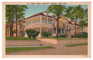 St. James Mercy Hospital, Hornell, New York, USA Vintage Original Postcard # 0927 - New - 1940's