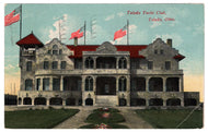 Toledo Yacht Club, Toledo, Ohio, USA Vintage Original Postcard # 0928 - Post Marked February 15, 1913