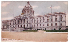 Load image into Gallery viewer, State Capitol, St. Paul, Minnesota, USA Vintage Original Postcard # 0944 - New - 1940's
