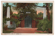 Mount Vernon, Virginia, USA - George Washington's Tomb Vintage Original Postcard # 0950 - New - 1940's