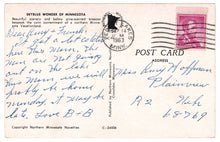 Load image into Gallery viewer, Hello from Pequot Lakes, Minnesota, USA Vintage Original Postcard # 4602 - Post Marked September 14, 1963
