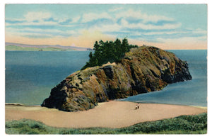 Battle Rock, Port Orford, Oregon, USA Vintage Original Postcard # 4608 - New, 1960's