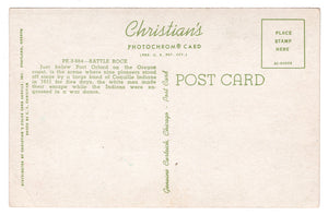 Battle Rock, Port Orford, Oregon, USA Vintage Original Postcard # 4608 - New, 1960's