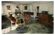 St. Augustine's Oldest House (Dinning Room), Florida, USA Vintage Original Postcard # 4616 - New - 1960's