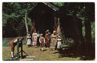Early American Scene - Milford (Endless Mountains), Pennsylvania, USA Vintage Original Postcard # 4619 - 1960's