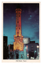 Load image into Gallery viewer, Old Water Tower, Chicago, Illinois, USA Vintage Original Postcard # 4625 - Post Marked February 13, 1960
