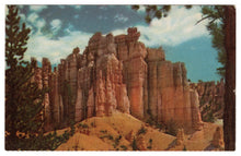 Load image into Gallery viewer, Bryce Canyon National Park, Utah, USA Vintage Original Postcard # 4633 - Post Marked July 20, 1955
