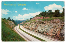 Load image into Gallery viewer, Pennsylvania Turnpike approaching Oakmont, Pennsylvania, USA Vintage Original Postcard # 4635 - New - 1960&#39;s
