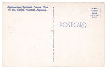 Load image into Gallery viewer, Pennsylvania Turnpike approaching Oakmont, Pennsylvania, USA Vintage Original Postcard # 4635 - New - 1960&#39;s
