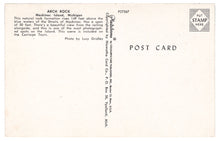 Load image into Gallery viewer, Arch Rock, Mackinac Island, Michigan, USA Vintage Original Postcard # 4636 - New - 1960&#39;s
