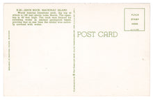 Load image into Gallery viewer, Arch Rock, Mackinac Island, Michigan, USA Vintage Original Postcard # 4637 - New - 1960&#39;s
