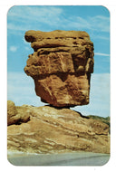 Gardens of the Gods, Pikes Peak, Colorado, USA - Famous Balanced Rock Vintage Original Postcard # 4639 - New - 1960's