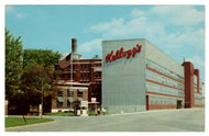 Kellogg Company, Battle Creek, Michigan, USA Vintage Original Postcard # 4640 - Hand Written July 1962