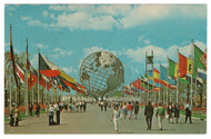 New York World's Fair, New York, USA - The Unishere Vintage Original Postcard # 4665 - Post Marked September 19, 1964