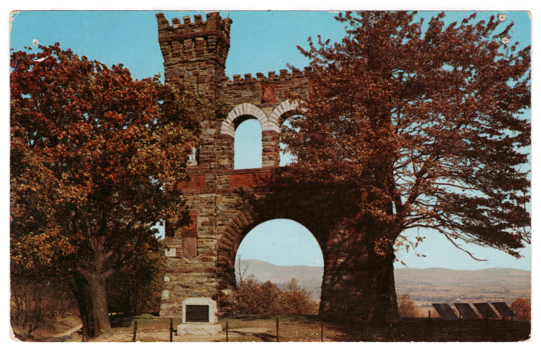War Correspondent Memorial, Gathland State Park, Middletown, Maryland, USA Vintage Original Postcard # 4673 - Post Marked October 28, 1953