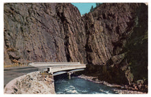 Load image into Gallery viewer, Rocky Mountain National Park, Colorado, USA - Big Thompson Canyon Vintage Original Postcard # 4678 - Post Marked June 23, 1961
