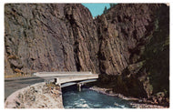 Rocky Mountain National Park, Colorado, USA - Big Thompson Canyon Vintage Original Postcard # 4678 - Post Marked June 23, 1961