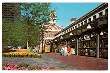 Load image into Gallery viewer, Faneuil Hall and Quincy Market, Boston, Massachusetts, USA Vintage Original Postcard # 4679 - Post Marked 1960&#39;s
