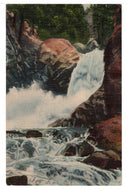 Bolder Falls, Bolder Canyon, Colorado, USA Vintage Original Postcard # 4680 - Post Marked June 24, 1952