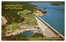 Load image into Gallery viewer, Lake Norfork Dam and Trout Hatchery, Arkansas, USA Landing Original Postcard # 4682 - New - 1970&#39;s
