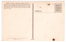 Load image into Gallery viewer, Fossils Cliffs, Joggins, Nova Scotia, Canada Vintage Original Postcard # 4697 - New - 1960&#39;s

