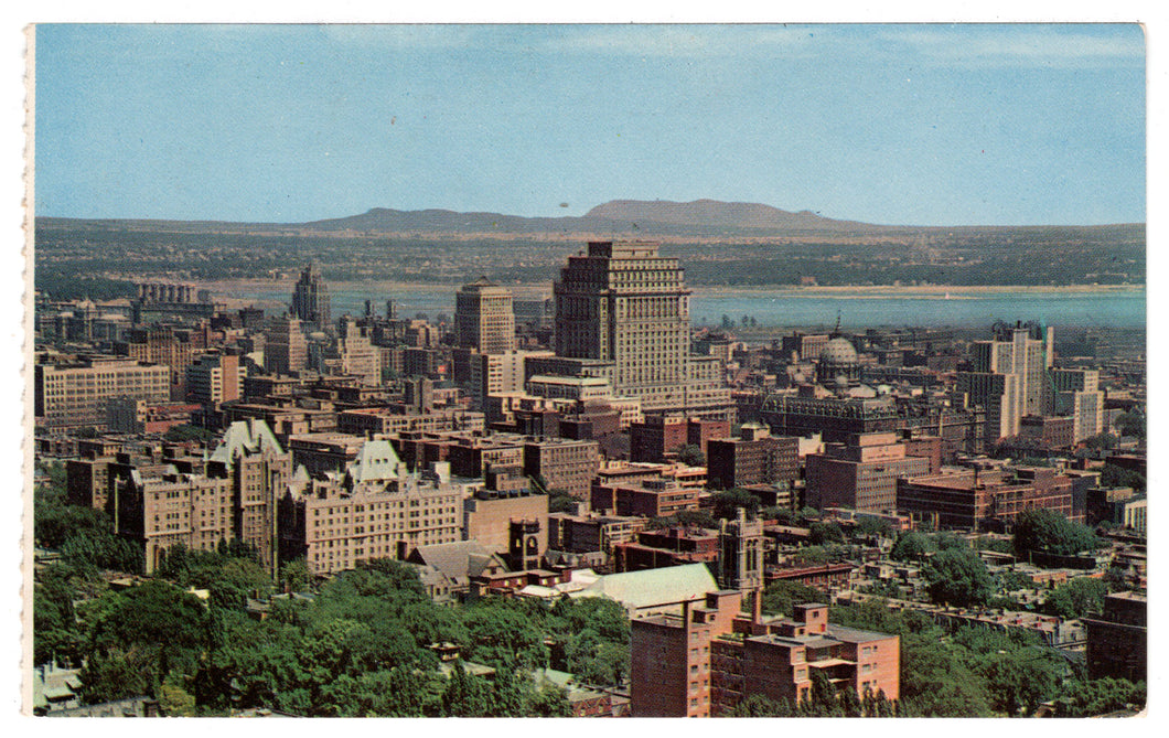 Montreal, Quebec, Canada - City View Vintage Original Postcard # 4701 - 1960's