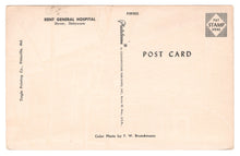 Load image into Gallery viewer, Kent General Hospital, Dover, Delaware, USA Vintage Original Postcard # 4703 - 1970&#39;s
