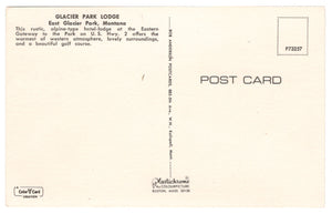Glacier Park Lodge, East Glacier Park, Montana, USA Vintage Original Postcard # 4705 - New - 1970's