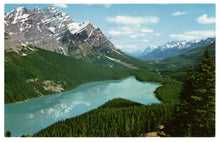 Load image into Gallery viewer, Peyto Lake, Mount Patterson, Banff National Park, Alberta, Canada Vintage Original Postcard # 4708 - New - 1970&#39;s
