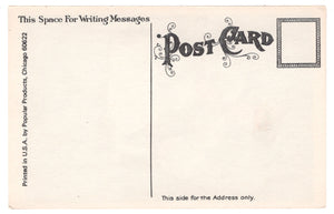 Christmas Greetings Vintage Original Postcard # 4725 - Early 1900's