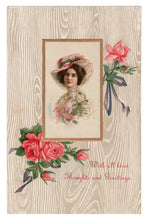 Load image into Gallery viewer, With All Kind Thoughts and Greetings Vintage Original Postcard # 4731 - Early 1900&#39;s
