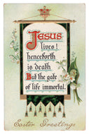 Easter Greetings Vintage Original Postcard # 4734 - Post Marked April 13, 1911