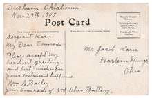 Load image into Gallery viewer, Greetings Vintage Original Postcard # 4741 - November 29, 1909
