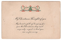 Load image into Gallery viewer, My Christmas Thought Of You Vintage Original Postcard # 4743 - Post Marked December 20 - Early 1900&#39;s
