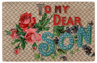 To My Dear Son - Birthday Greetings Vintage Original Postcard # 4745 - Post Marked April 17, 1903