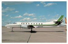 Load image into Gallery viewer, Ozark Midwest - Swearingen Metro II Airplane Vintage Original Postcard # 4747 - 1980's
