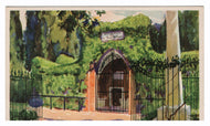 Mount Vernon, Virginia, USA - The Tomb of George Washington Vintage Original Postcard # 4508 - 1950's