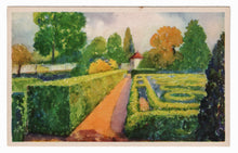 Load image into Gallery viewer, Mount Vernon, Virginia, USA - The Flower Garden Vintage Original Postcard # 4511 - 1950&#39;s
